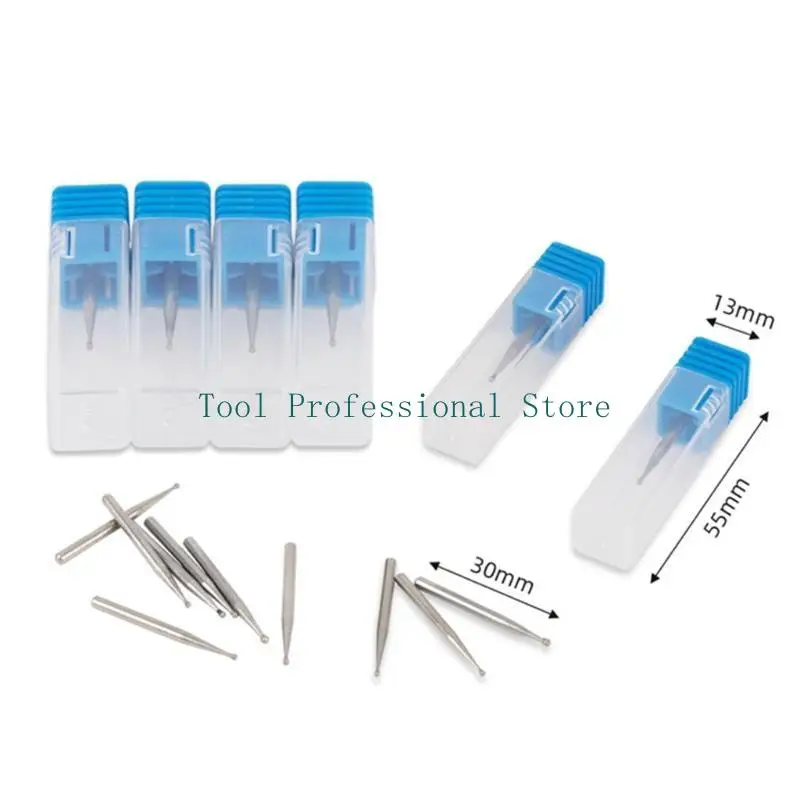 57QF 5 Pcs Grinder Bit Accessories Engraving Pen Grinding for Head for Carving Polishing DIY Wood-working Carving Soft Metal