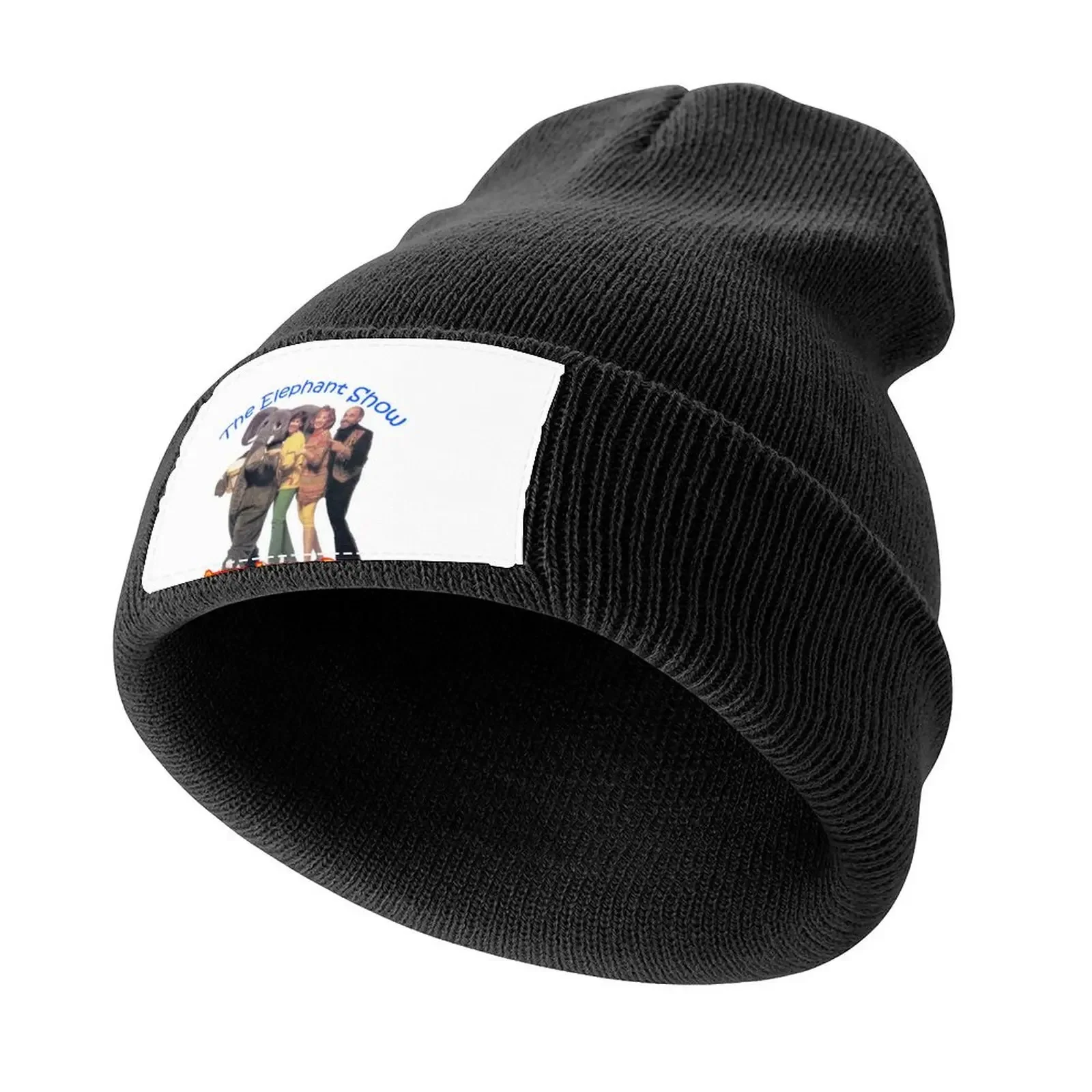 Skinamarink Sharon Lois and Bram Elephant Show Retro 90s Throwback tribute Sticker Knitted Cap Brand Man cap Men Caps Women's