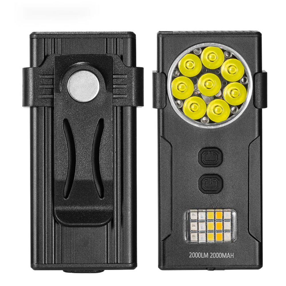 Amanfire D84 / D85 edc Tactical Flashlight 1000LM-2000LM Super Bright Keychain Light With Back Clip