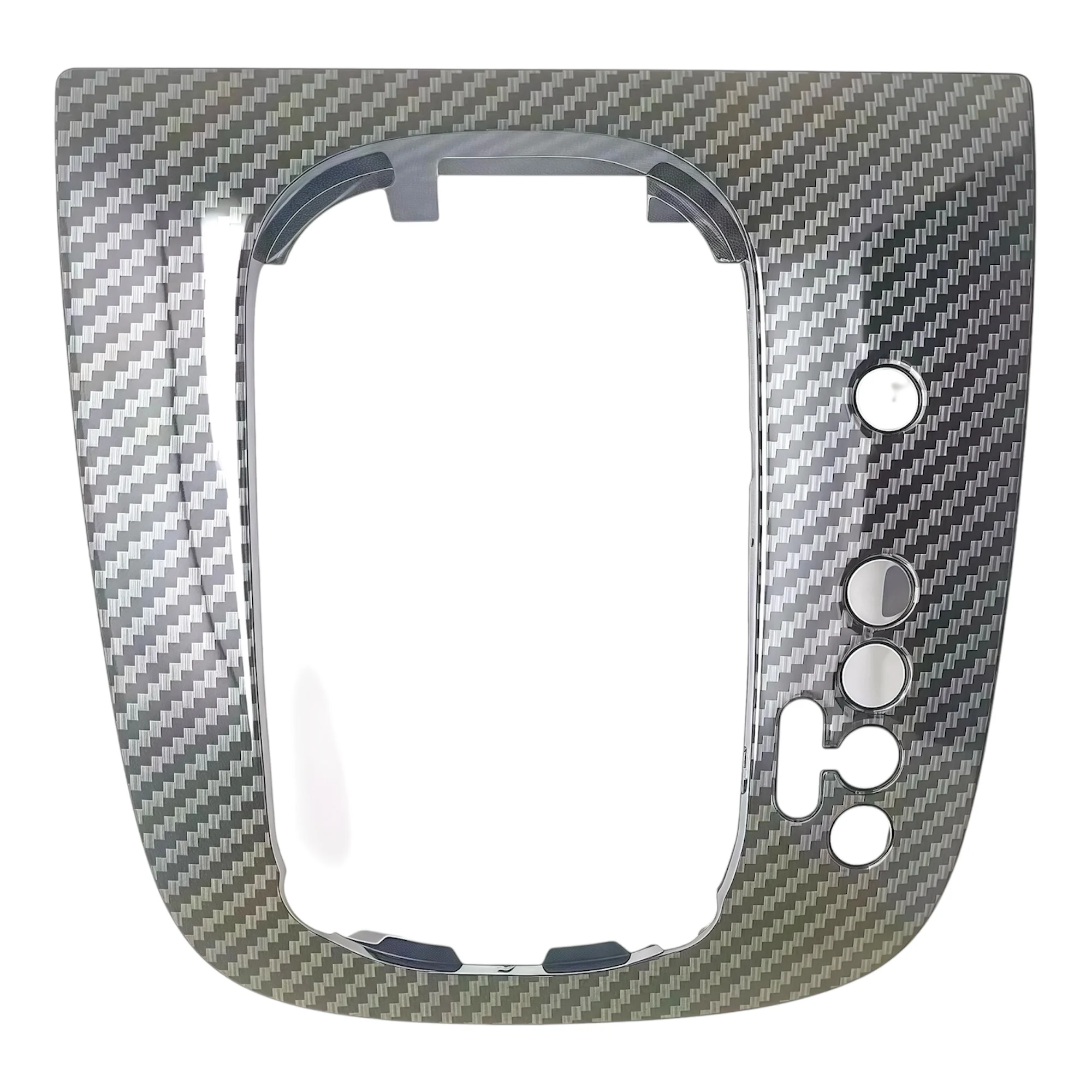

RHD Carbon Fiber Style DSG Gear Shift Base Frame Cover for Golf Jetta MK5 MK6 Scirocco MK3 Console Trim Replacement