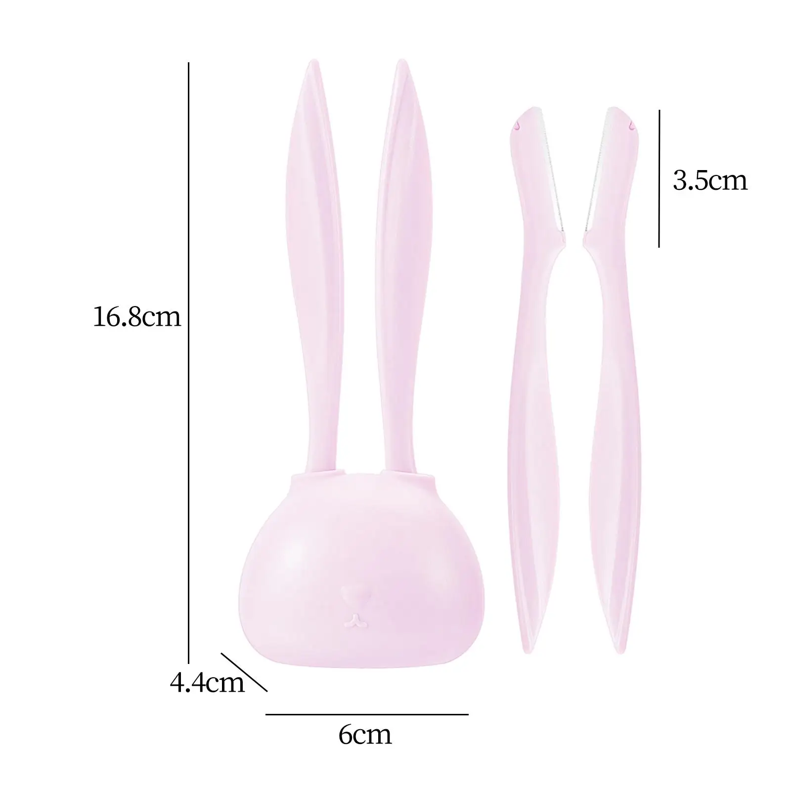 2Pcs Women Men Eyebrow Groomer Smoothing Grooming Trimming Exfoliating Reusable