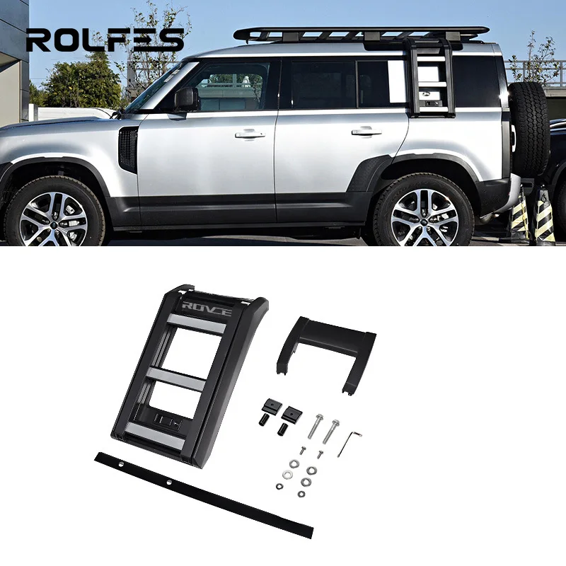 

Suitable for Exterior decoration modification parts Suitable for hard-core off-road side ladders of Land Rover Defender 90/110/1