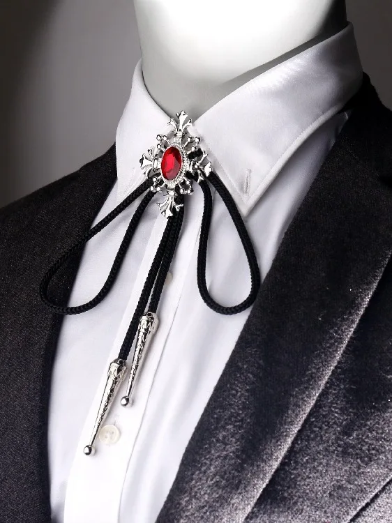 Korean Japanese Style Crystal Bow Tie Shirt Collar Tie Bowkerchief Ultra Narrow Casual Necktie for Men Fashion Accessory