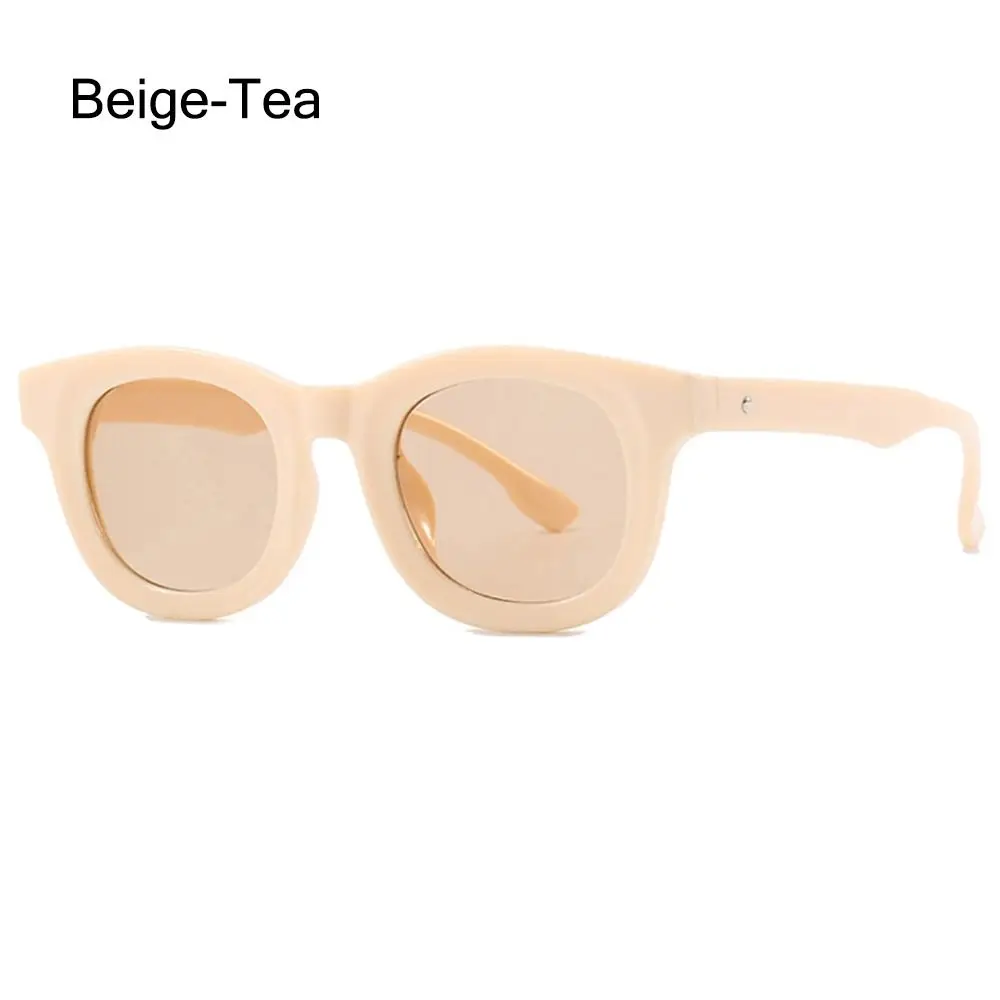 Retro Popular Square Sunglasses UV400 Colorful Jelly Green Sun Glasses INS Style Eyeglasses for Women & Men