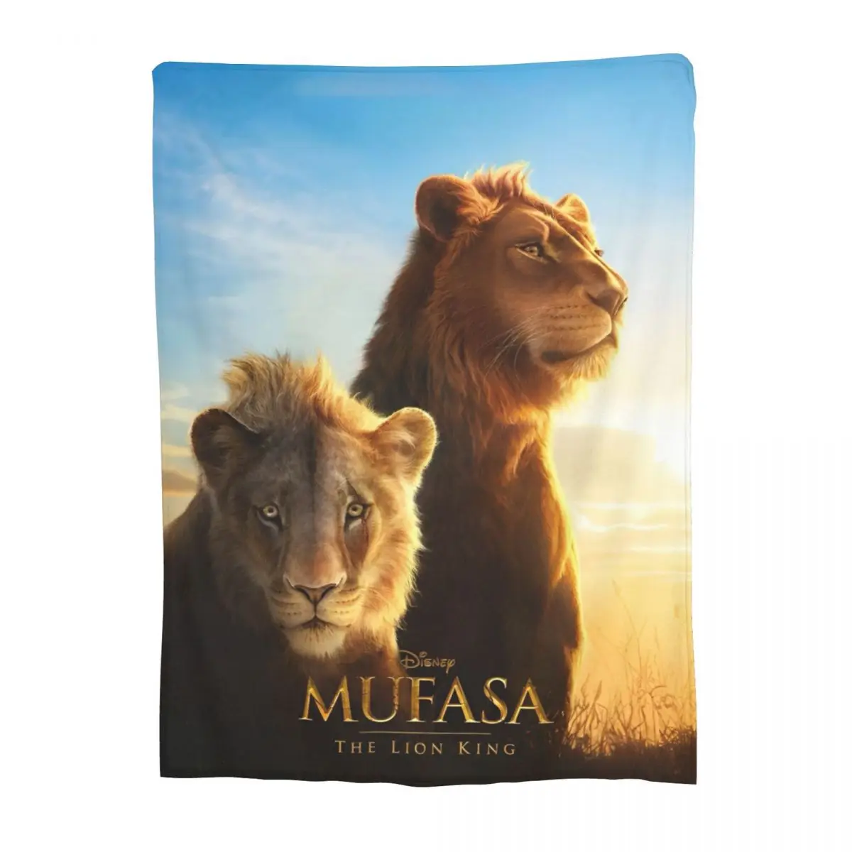 Mufasa The Lion King Blankets Adventure Musical Animated Flannel Novelty Warm Throw Blanket for Home Decoration