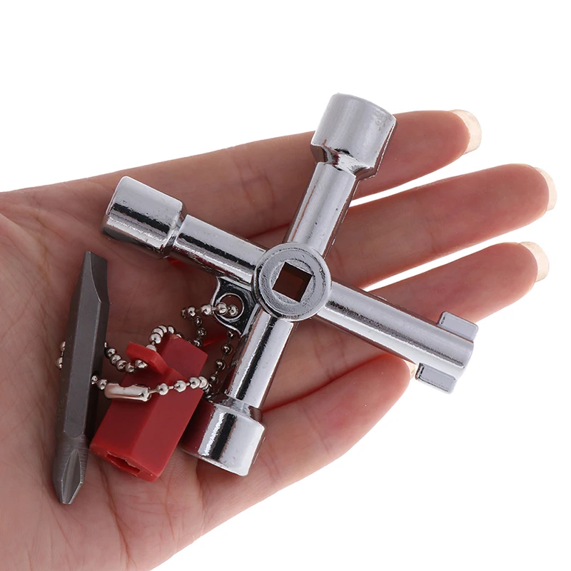 

Электрический шкаф крестового типа, многофункциональный ключ, треугольный замок