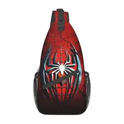 Saco De Peito De Sling De Homem Aranha Personalizado, mochila Crossbody De Ombro Para Homens, mochila De Viagem