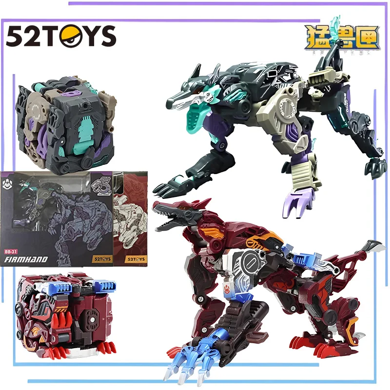

52TOYS Original Beast Box Series BB-31CH Chrome Bone Anime Action Figure Assembly Model Toys Collectible Model Ornaments