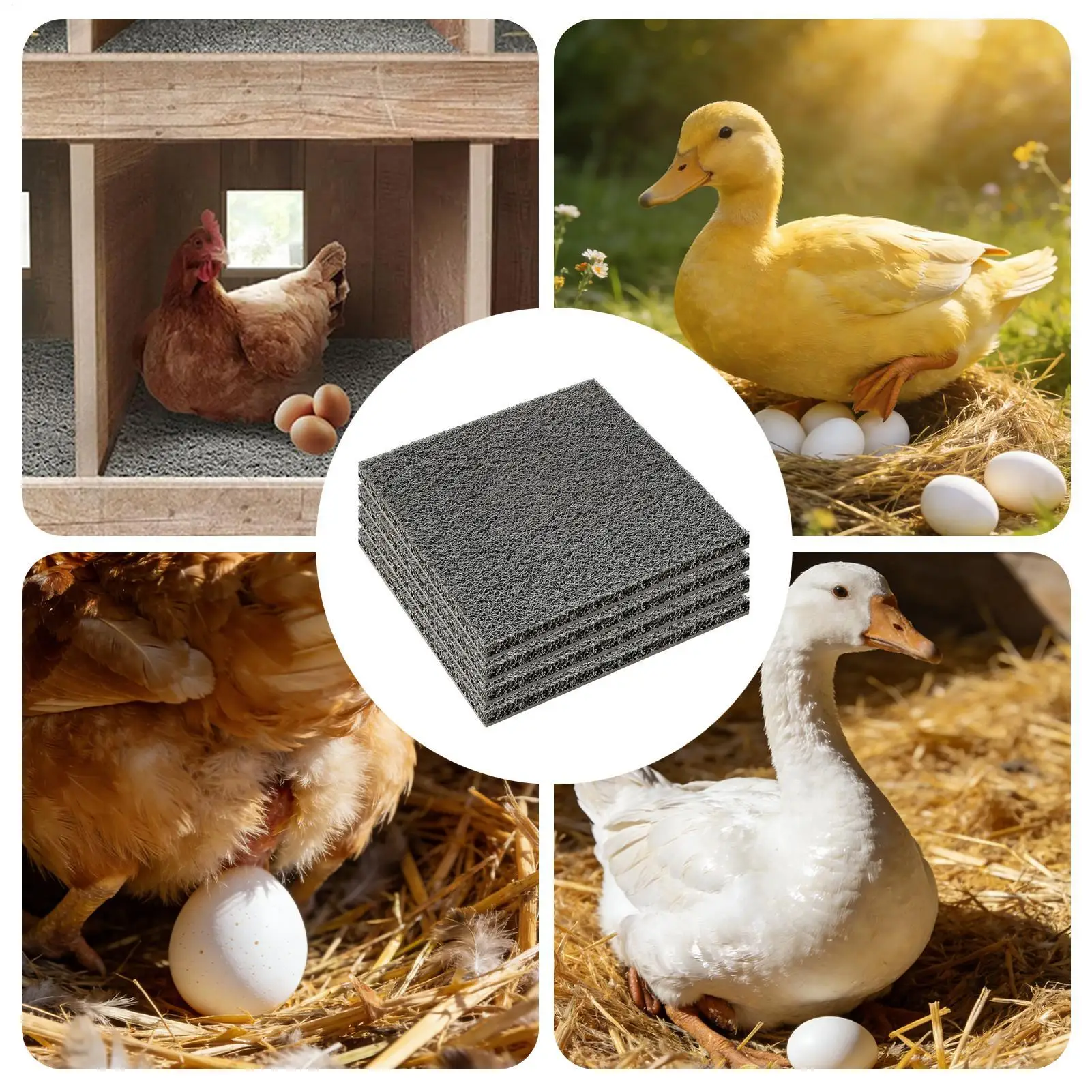 

Chicken Nesting Box Pads Nesting Mat For Hens Washable Chicken Bedding For Garden Lawn Farm Poultry Duck Quail Coop Outdoor Barn