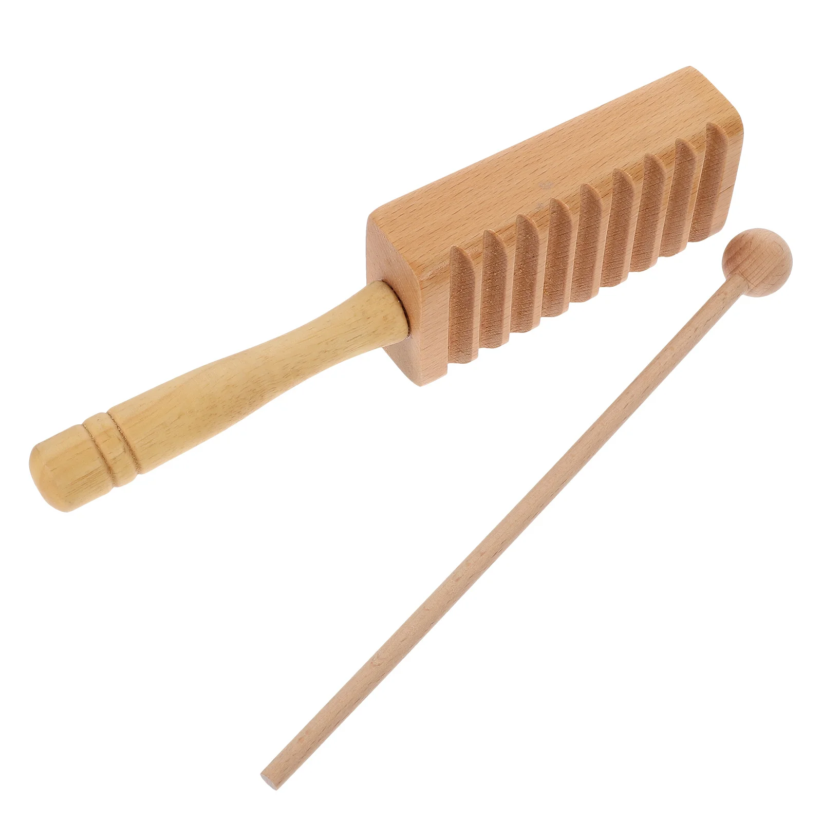 

1 set 1 Set Wooden Guiro Kids Percussion Musical Instrument Toddler Educational Music Plaything Preschool Learning Instrument