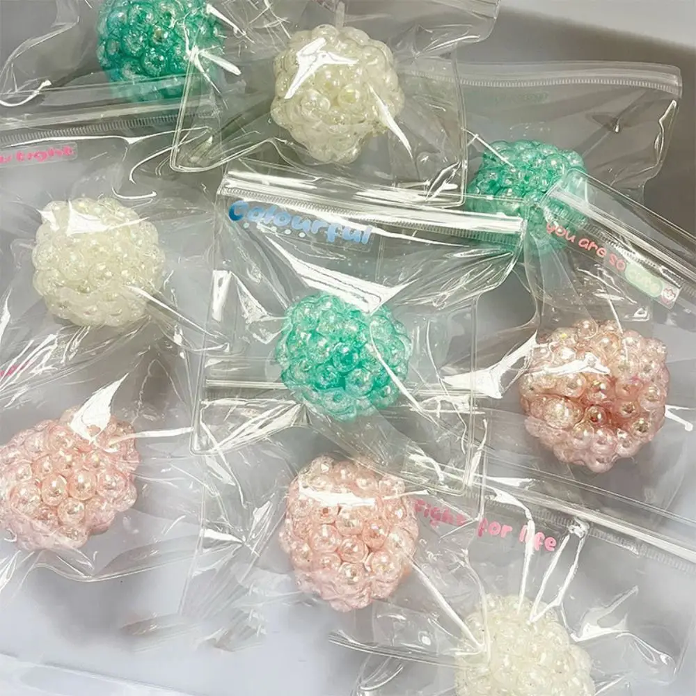 Chaîne de disque de perles, Simulation de perles collantes à montée lente, jouet de perles élastiques à rebond lent, perles colorées créatives à presser