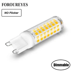 Dimmable G9 LED Lamp No Flicker AC220V 110V 5.5W LED Light Bulb super bright Chandelier LED Light replace 70W Halogen Lamp