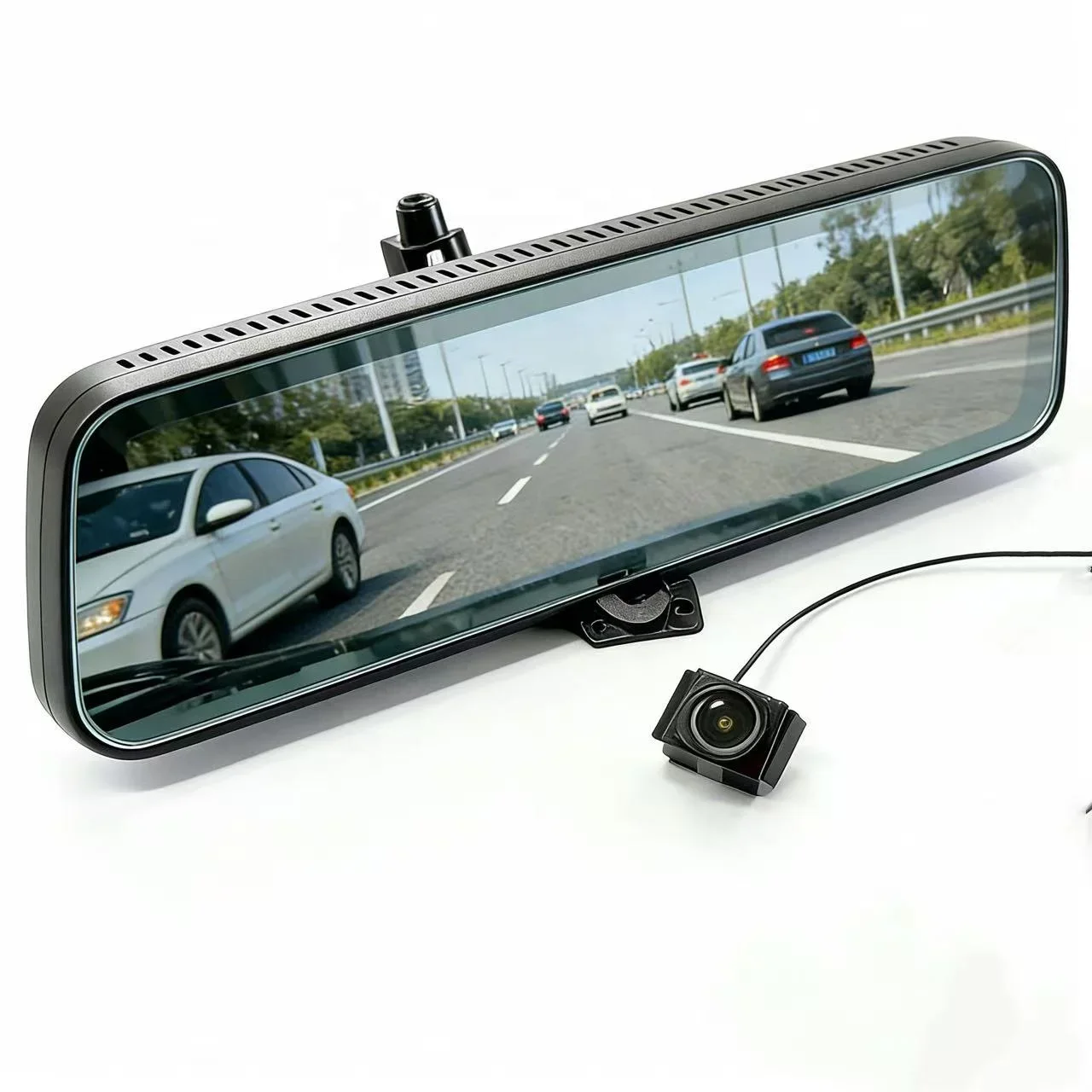 OEM 60 FPS 8.8-Inch Mirror Dash Cam Smartphone Connectivity Wi-Fi & AI Detection Streaming Media Recorder