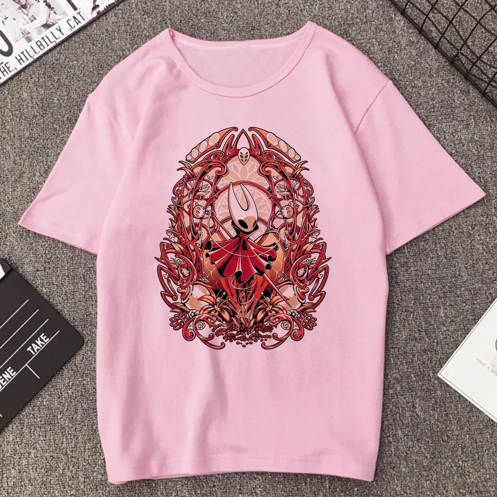Hollow Knight top tees women japanese cute 2000s Psychedelic shirt grunge korean fashion graphic party 80s