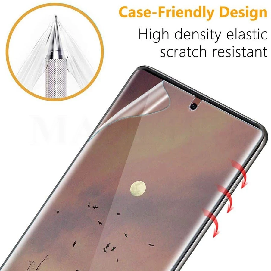 Screen Protector HD  Matte Film for Huawei A7 Y9 Y7 Pro Prime 2019 Y9A Y8P Y9S 9A Hydrogel Film for Honor 8S 2020 9X Premium 8s