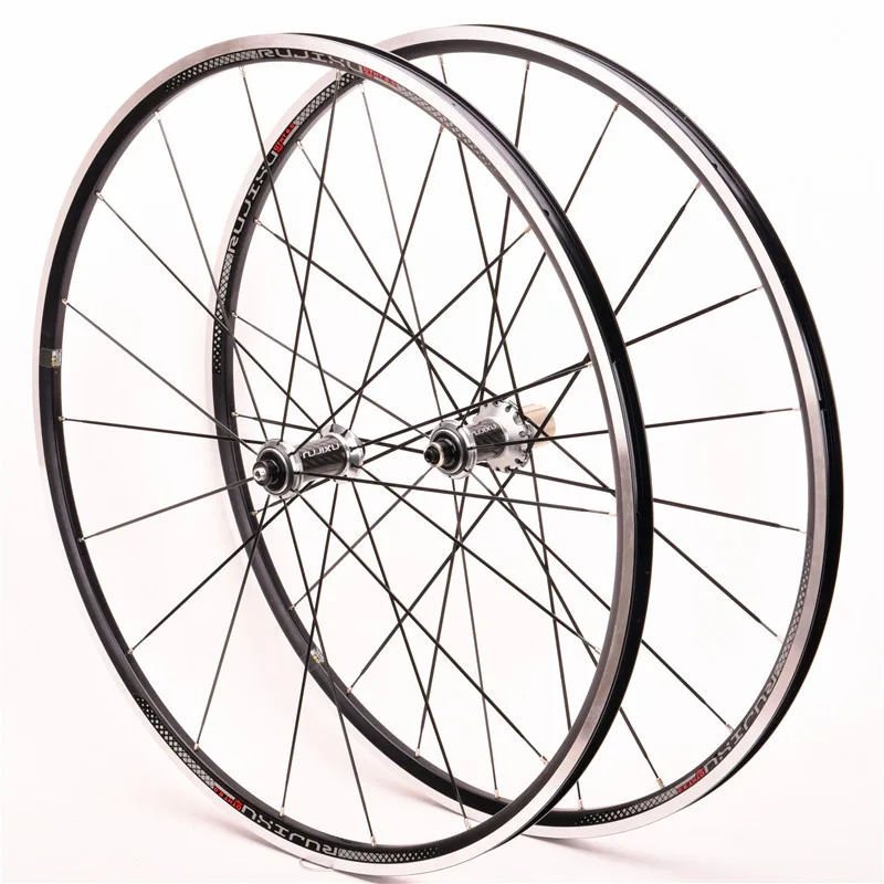 

RUJIXU 700C 18mm Aluminum V-Brake High Performance Road Wheelset, 1545g