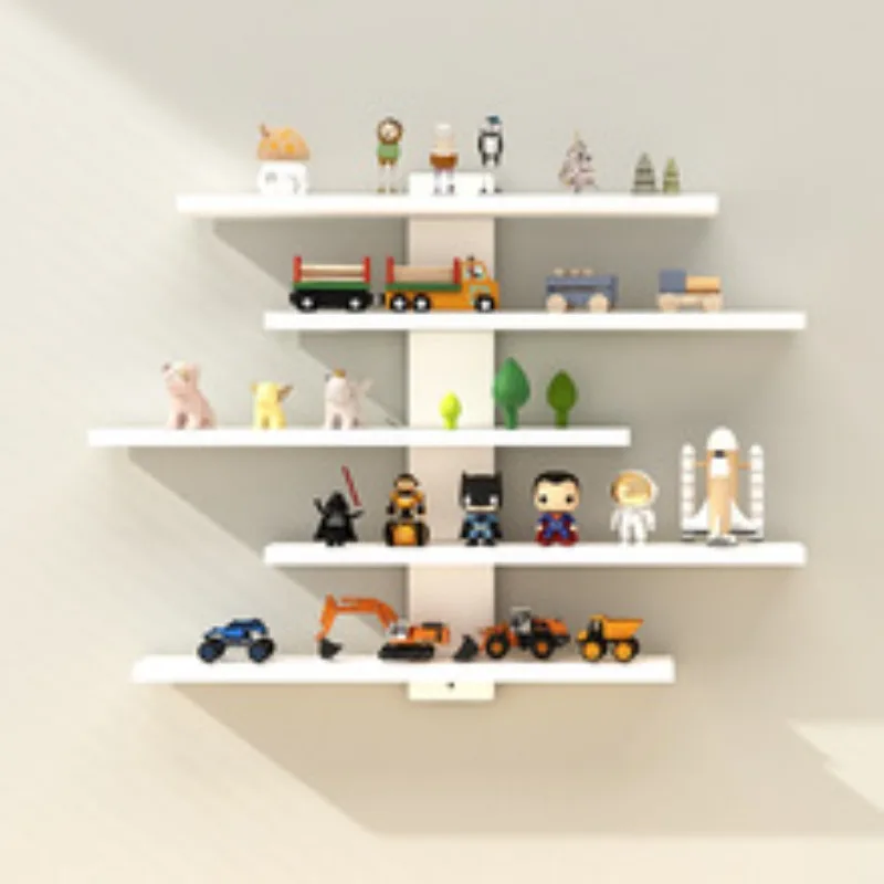 

Wall mounted storage rack for decorative items, small ornaments, dolls, figurines, blind boxes, wall mounted storage rack