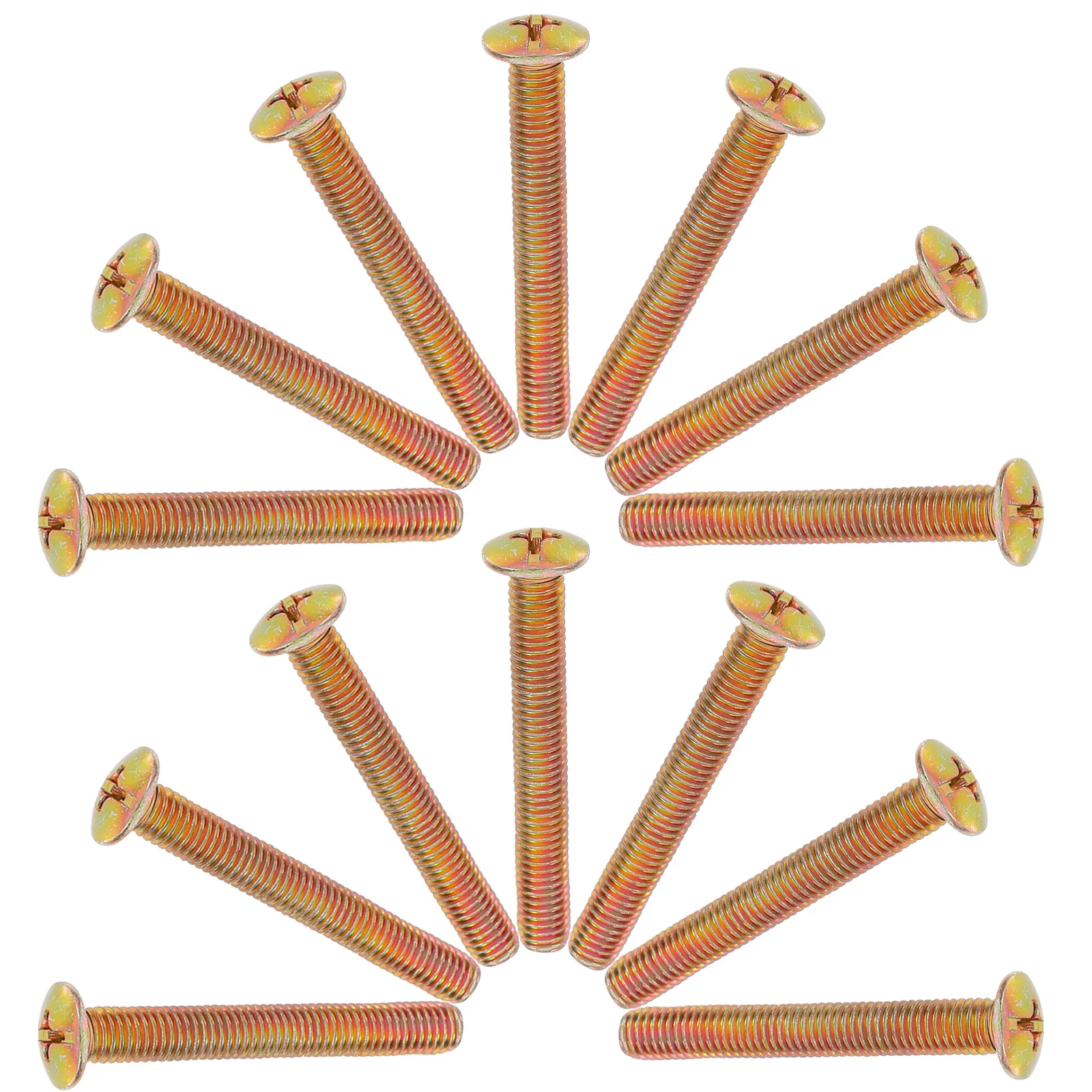 

20pcs Steel Bed Frame Furniture Barrel Hardware Sofa Bolts Side Sofa Bed Screws Foot Connectors Barrel Screws