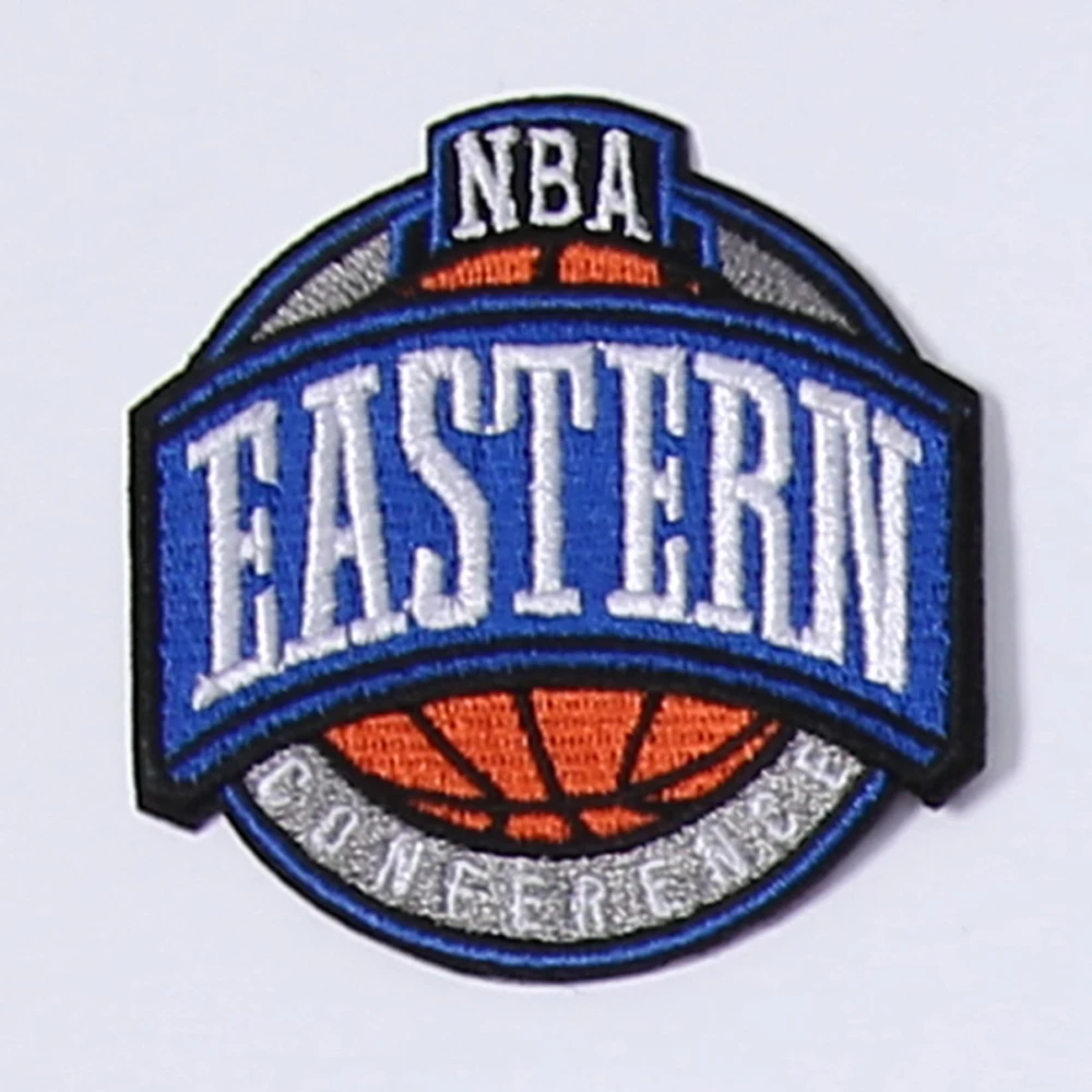 Basketball team hot stamping embroidered fabric, clothing patches, team logo, embroidered badge, team emblem