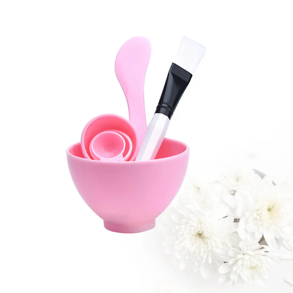 

2Sets DIY Facial Mask Bowl Set Premium Nylon Material Mixing Stick Gauge Tool Care Daily Use