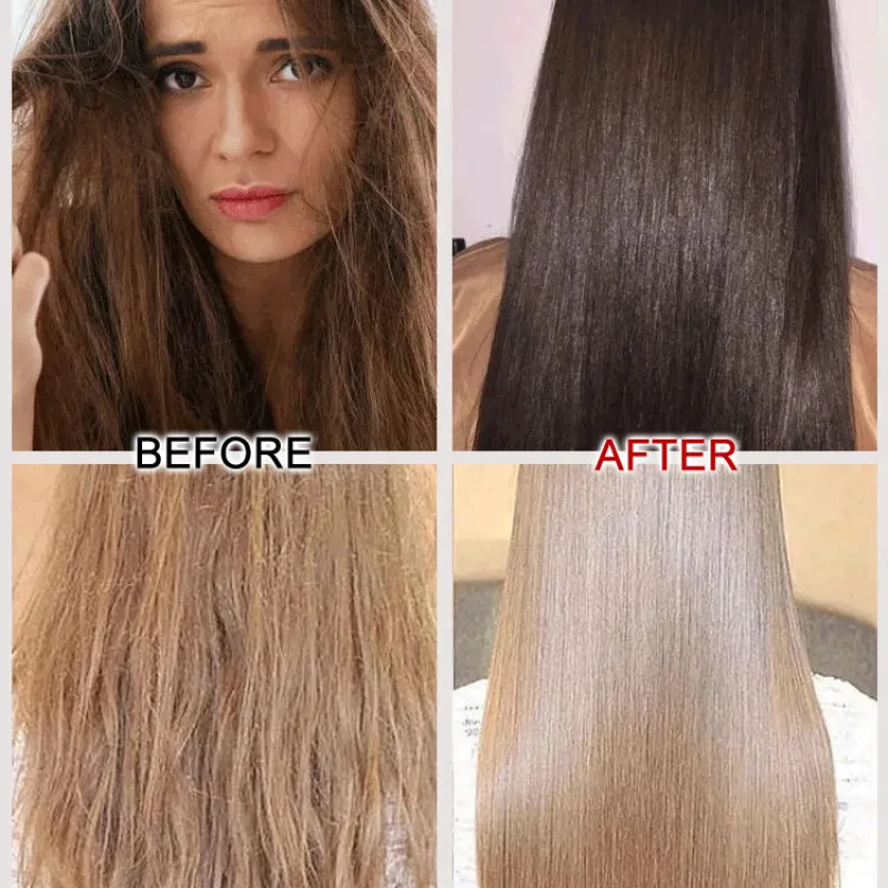 Huile essentielle botanique hydratante pour les cheveux, soin capillaire, favorise la brillance des pointes fourchues sèches et lisses