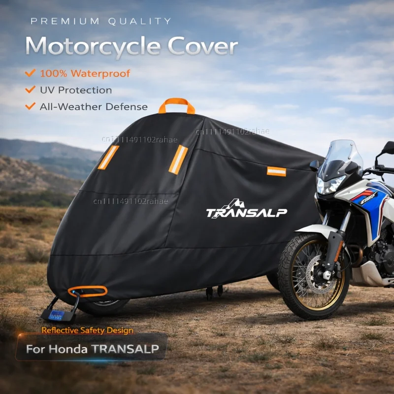 

Чехол для мотоцикла Honda 750 XL750, водонепроницаемый, из прочного полиэстера, с защитой от УФ-излучения, дождя, пыли и солнца, для улицы