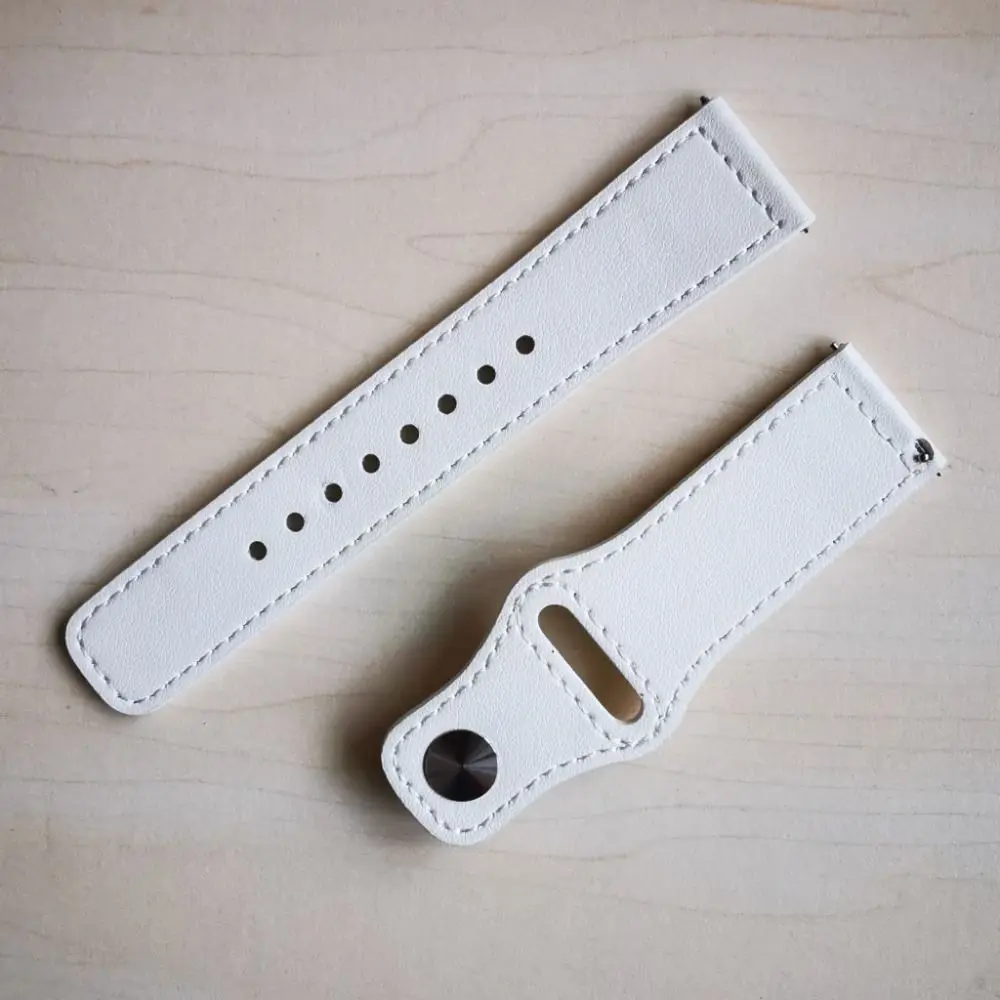 حزام ساعة جلدي قابل للتعديل ، 22 ، سوار ساعة ناعم ، إكسسوارات ساعة ذكية لرياضة smarga Gear ، جودة عالية