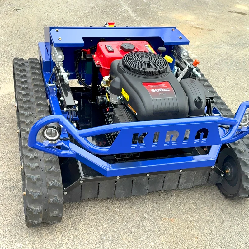 Robot cortacésped con Control remoto de alta potencia, todo terreno, personalizado, 800mm, alta calidad, estándar de emisión Euro 5