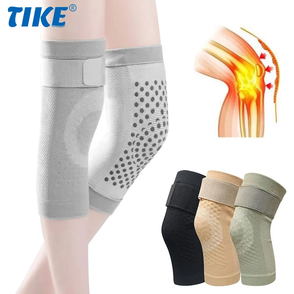 

1Pair Sport Tourmaline Knee Sleeve Compression Knee Support Brace Improved Circulation, Arthritis Joint Pain, Jogging Knee Brace