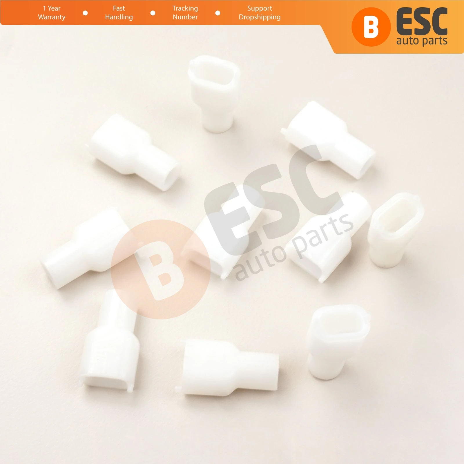 

ESC Auto Parts ECP018 10 Pieces Cable End Rope Dowel for Window Regulator Winder Mechanism Type BCP018 Fast Handling