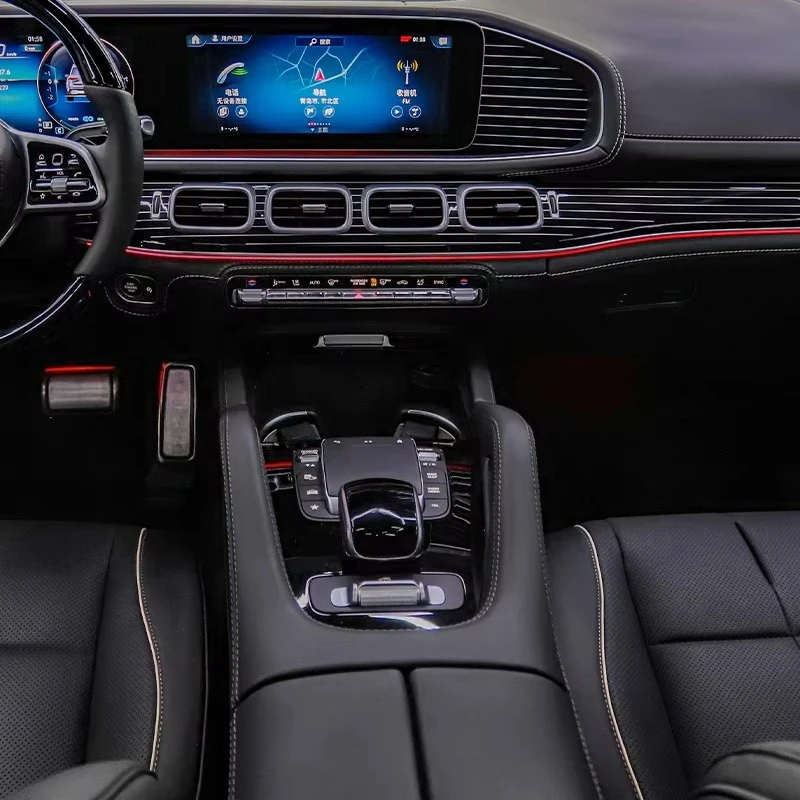 Luxury Car Accessories  Style X167 GLS Interior Upgrade Kit with Nappa Leather Piano Paint Rear Seat for GLS X167