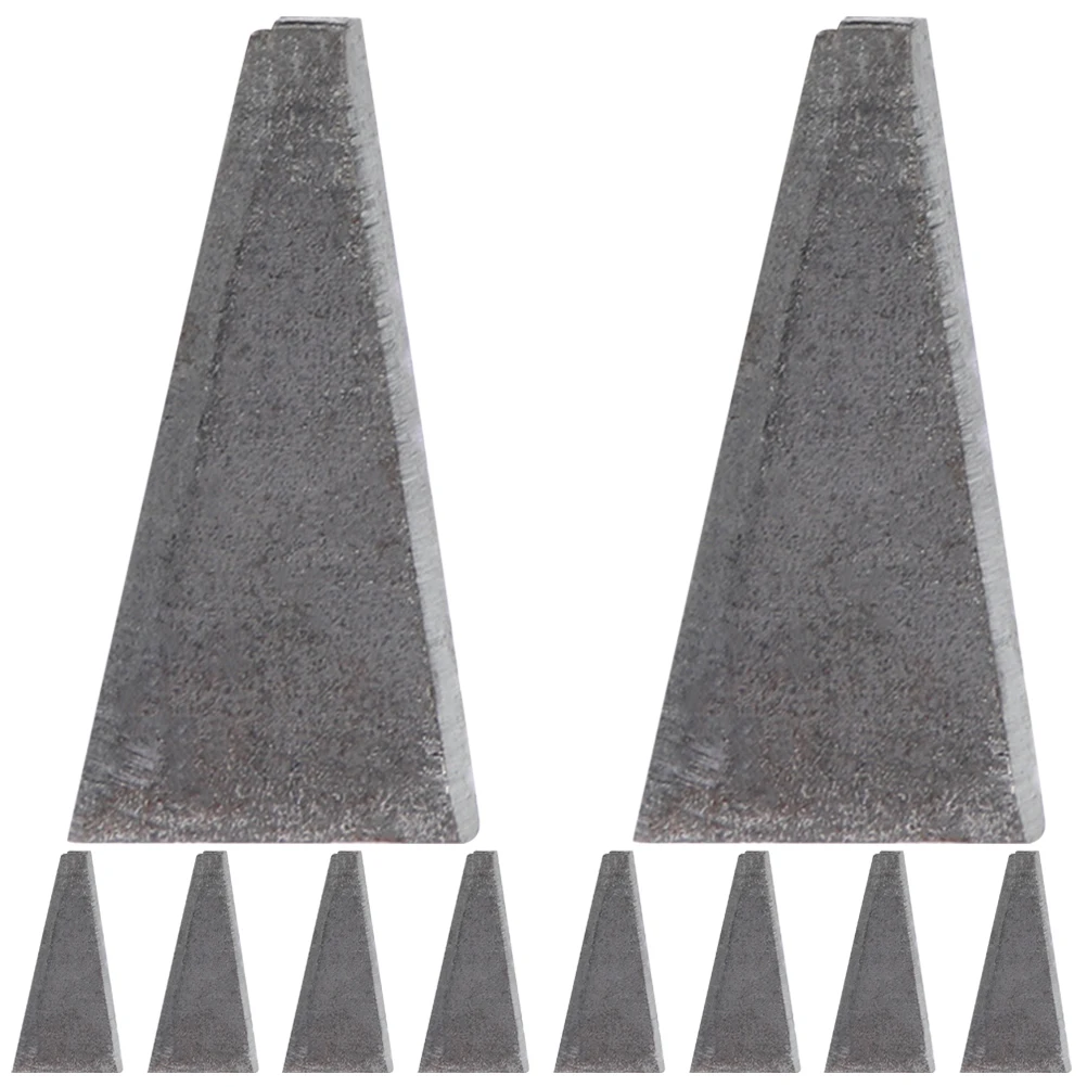 

10pcs Triangle Wedge Reinforcement Tool for Hammer Axe Durable Carbon Steel Compact Practical Hand Tool Home Outdoor