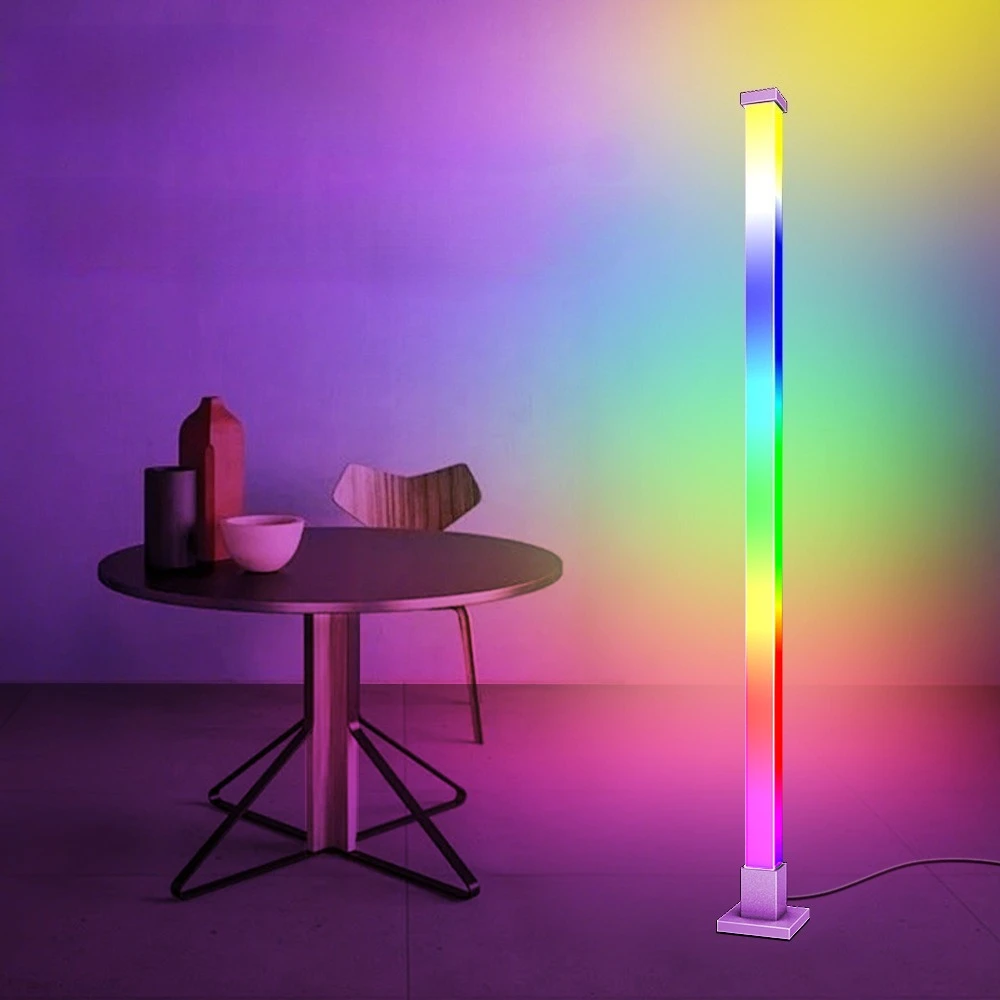 

Новинка 2025 года, современный RGB торшер, атмосфера, USB-интерфейс, пульт дистанционного управления, семь цветов, меняющий свет, защита глаз, энергосбережение