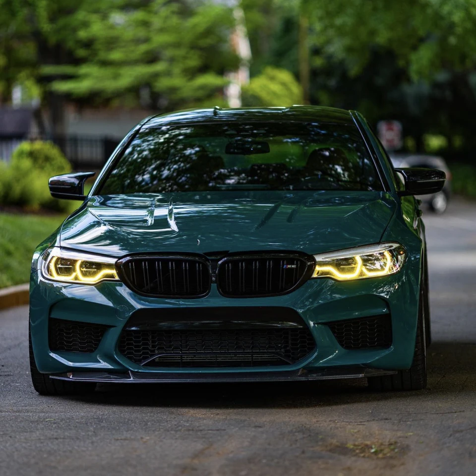LEDデイタイムライトボード,BMW 5シリーズ,g30,g31,f90,m5,ゴールド