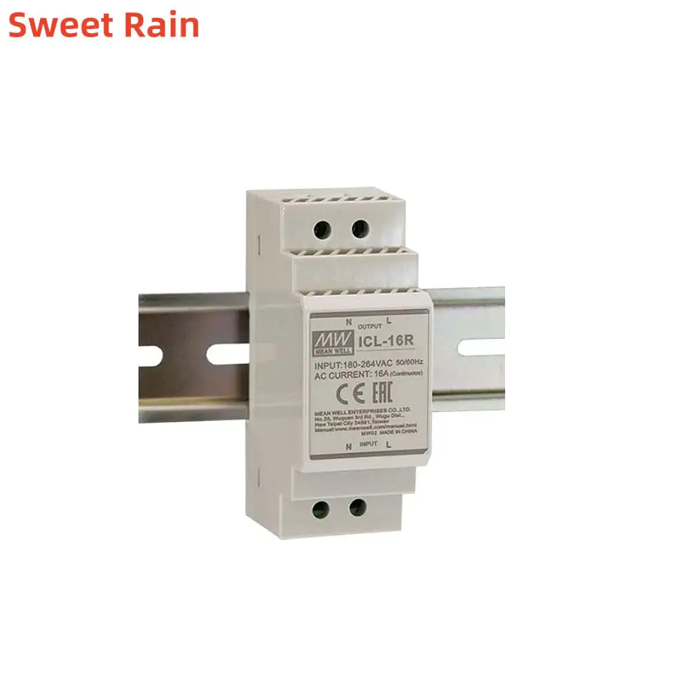 

Original Mean Well ICL-16R meanwell DIN Rail 16A AC ICL 16 Inrush Current Limiter to reduce the high starting current