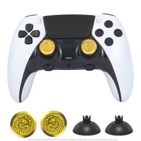 1set For PS4 PS5 Edge Elite Game Handle Controller Metal High and Low Rocker Cap Paddle Paddle Back Button Accessory