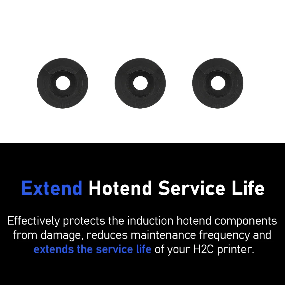 H2C Induktive Hot-End-Silikonhülle für Bambu Lab H2C Hotend Düsen-Silikonabdeckungs-Kit für Bambulab 3D-Druckerteile – Detail 3