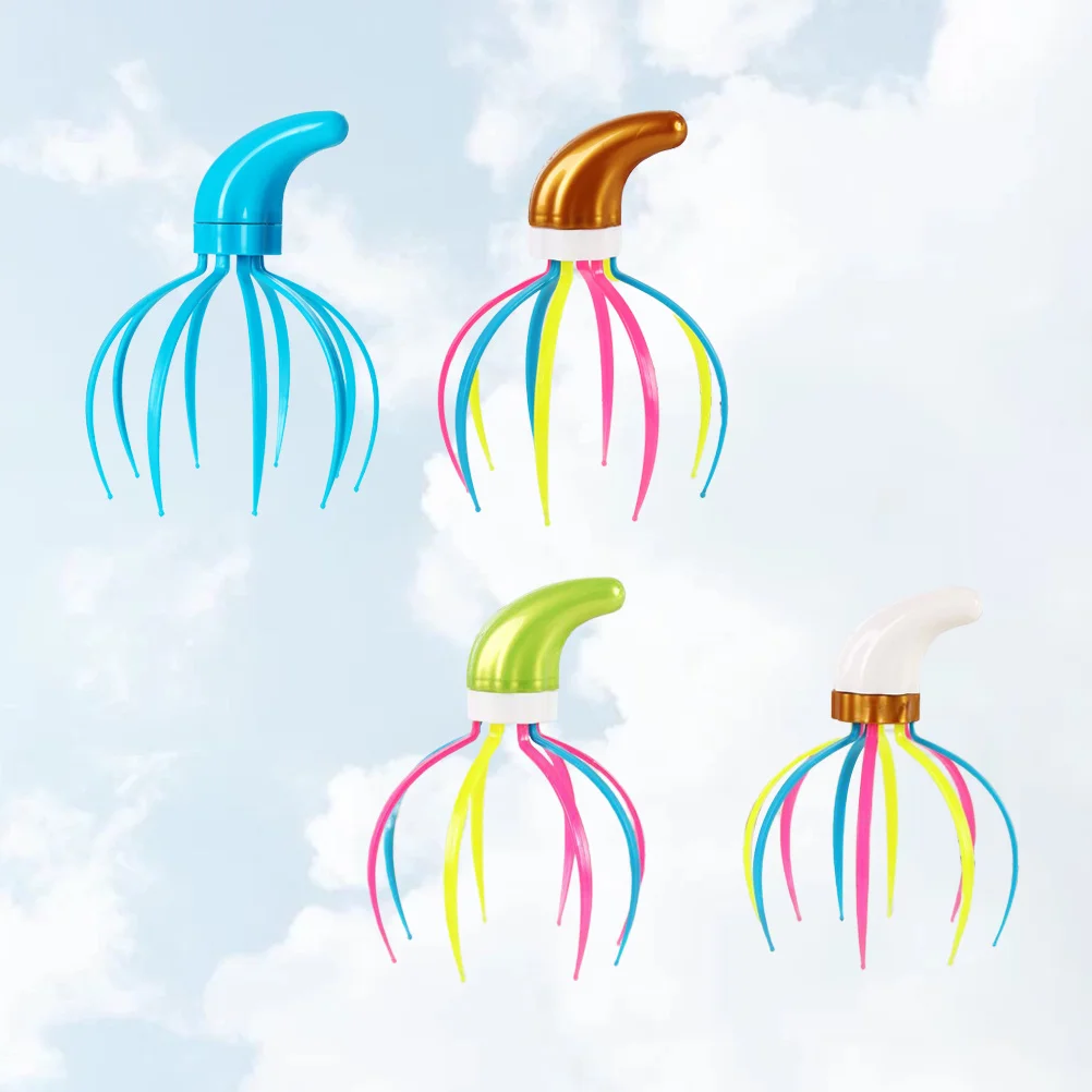 

4Pcs Handheld Head Massager Premium Scalp Massage Tool for Blood Circulation Muscle Relaxation Travel Home Office Gift