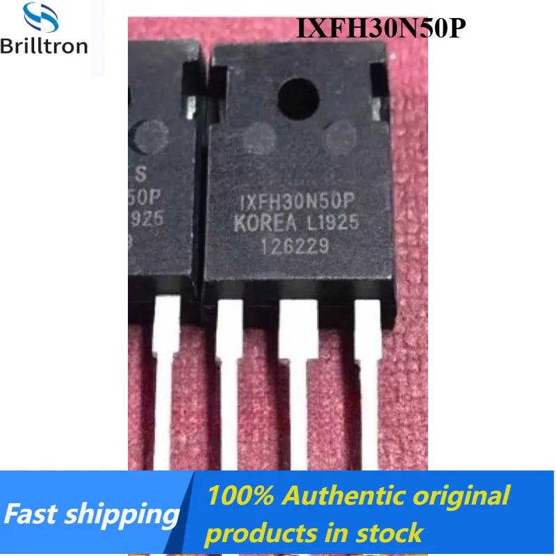 5-10PCS NEW IXFH30N50P TO-247 500V 30A MOSFET, Original Stock Available, Fast Shipping.