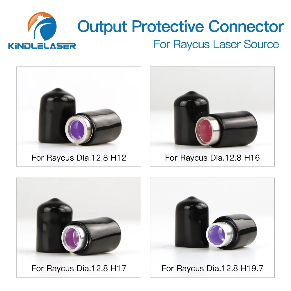 KINDLELASER Fiber Laser Source QBH Output Connector Protective Window Lens Group for Raycus Laser Cutting Head