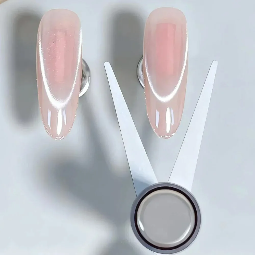 1/2Pcs Double-Head French Nail Art Magnet Set Strong Cat Eye Magnetic Rod French V-Shaped Effect Gel Polish Manicure Magnet Tool
