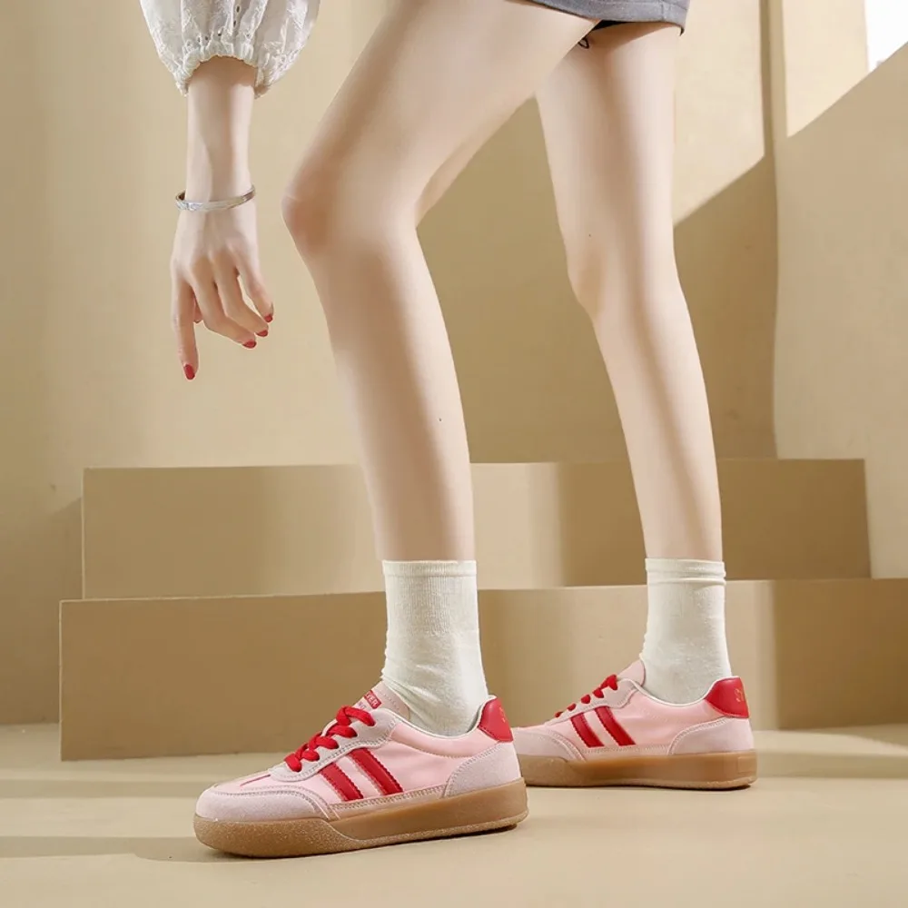 2026 Women Shoes NewSports Shoes Thick Sole Casual Board Shoes Women New Cowhide Inside Increase