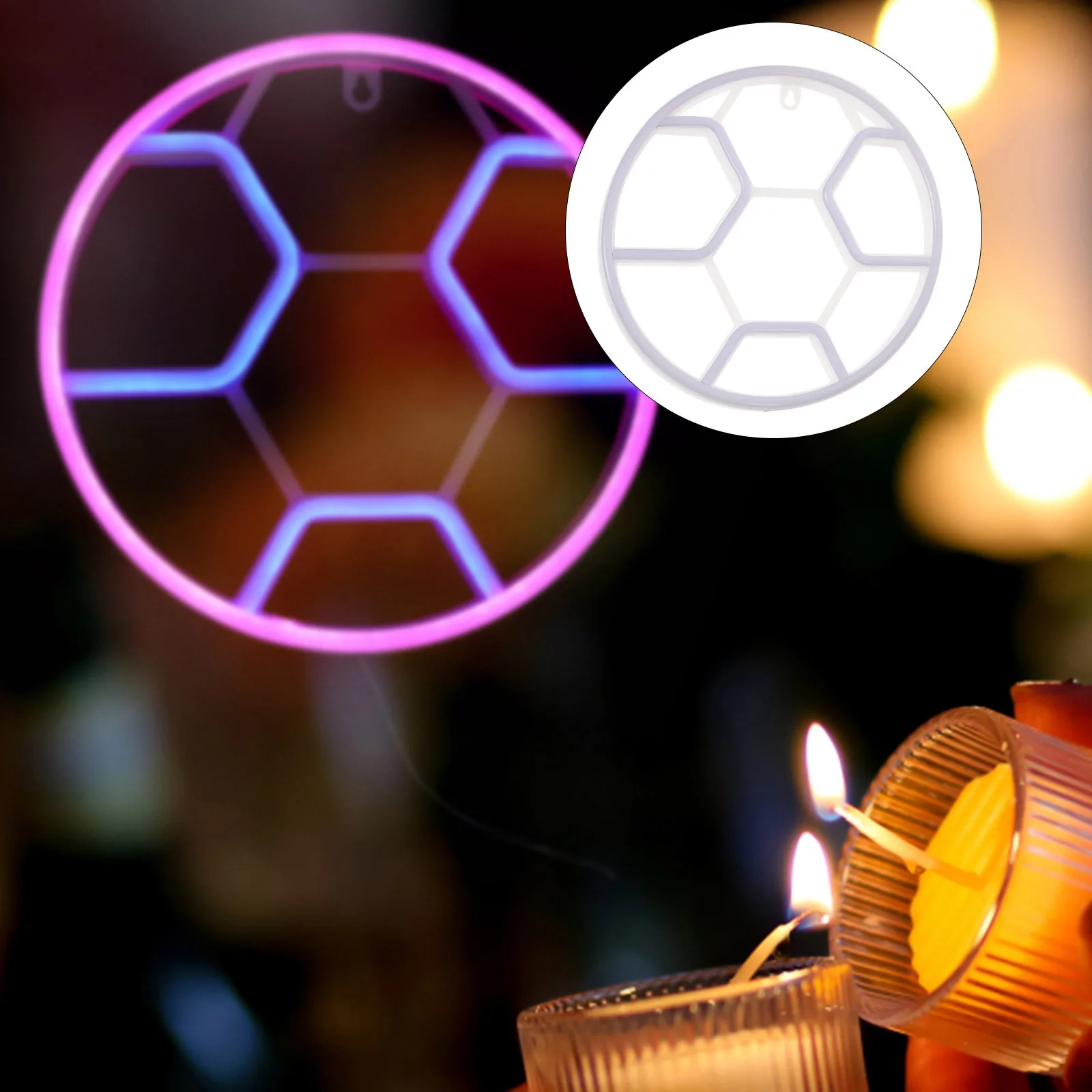 Football Neon Light Led Soccer Atmosphere Lamp For Bedroom Bar Party Wedding Home Wall Decor Decorative Lights