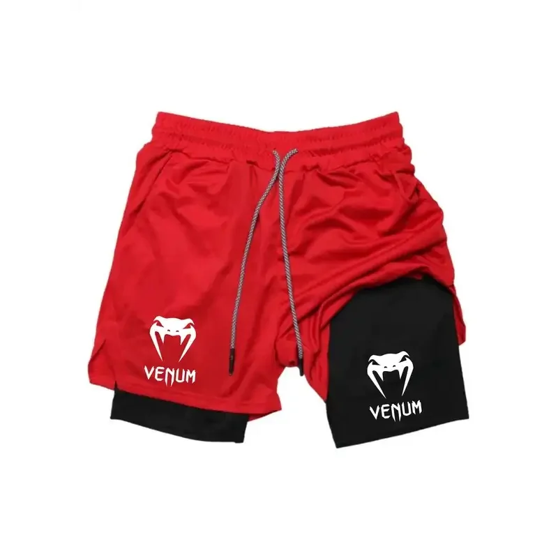 2026 Summer Sports Shorts 2-in-1 Gym Running Shorts Slow Running Casual Sportswear Fitness Double Layer Shorts