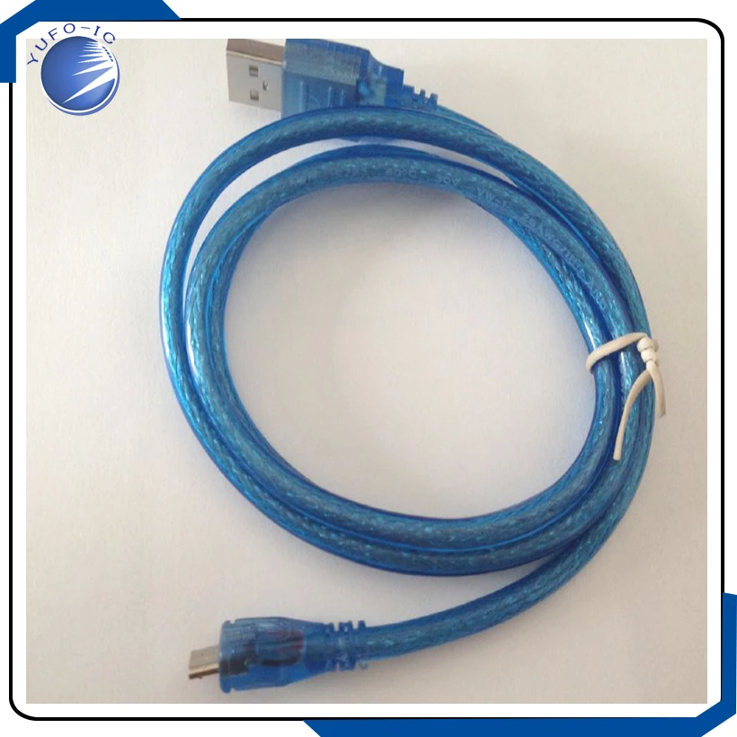 1 Uds cable MicroUSB azul cable de datos MK5P cable de carga USB para teléfono Mike 5P