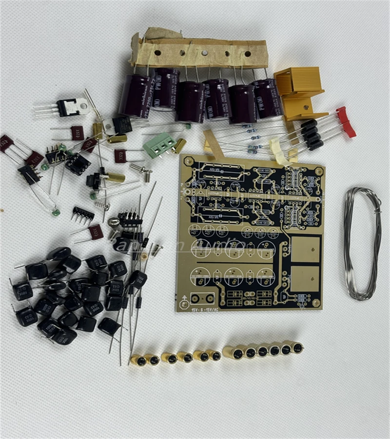 A23 مضخم هاي فاي قابل للتعديل كسب متعدد قبل أمبير PCB / مجموعة DIY / اللوحة النهائية (OPA2277)