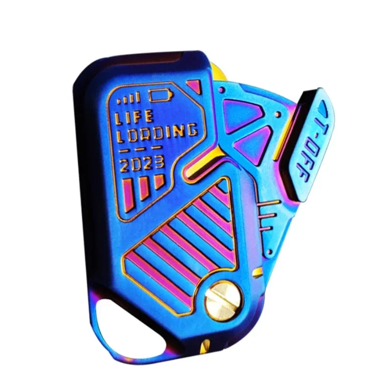 تململ المغناطيسي دفع بطاقة رمي بطاقات دفع لوحة الميكانيكية المنزلق اللمس عملة EDC المعادن الحسية تخفيف لعبة لتخفيف التوتر