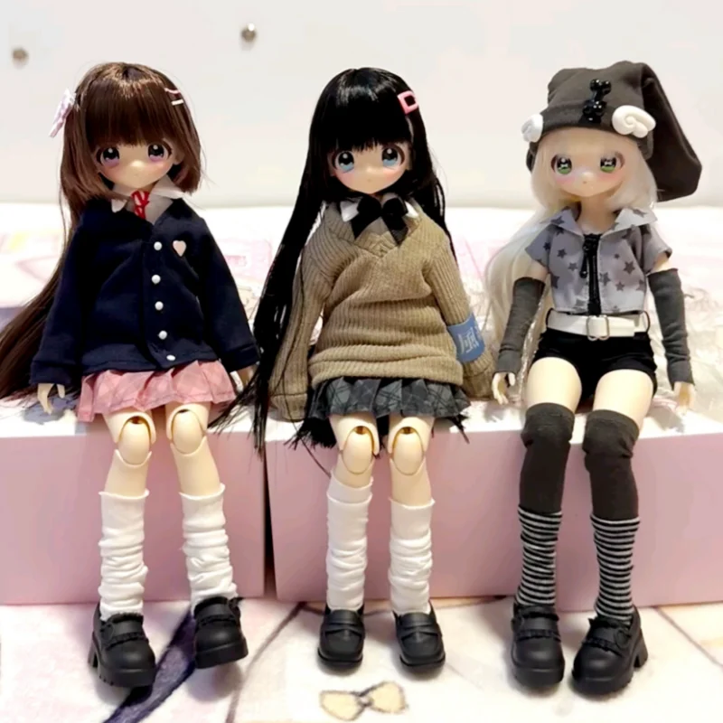 

Genuine Don'T Touch My Bangs Series Bjd Blind Box Posable Figurine Mystery Box Rooted Hair Model Trendy Play Decoration Toys