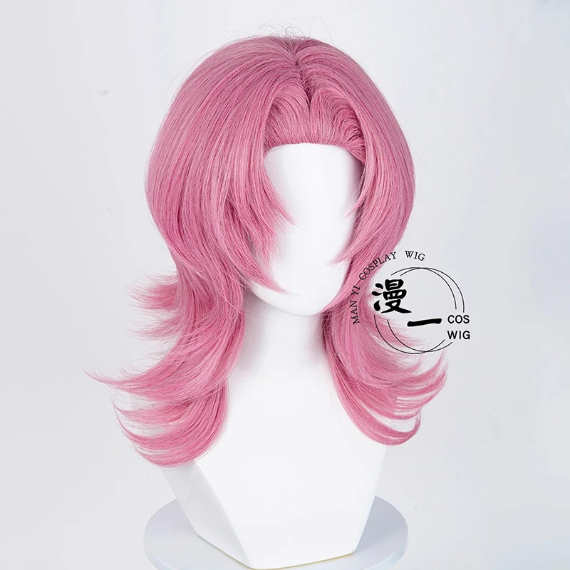 Saja Boys Cosplay Wigs 45cm Demon Hunters Cosplay Wigs Heat Resistant Synthetic Hair Party Saja Boys Wig Show Party+ Wig Cap