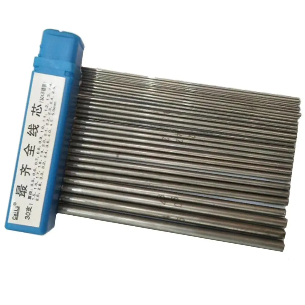 30 قطعة قضبان بأحجام مختلفة سلك صلب أساسي سلك دائري تشكيل قضيب صنع المجوهرات أداة الفولاذ المقاوم للصدأ